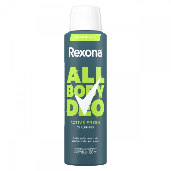 REXONA ALL BODY DEO MEN ACTIVE FRESH X150ML