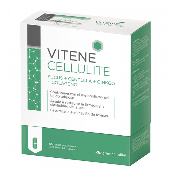 Vitene Cellulite (fucus+centella+ginkgo+colágeno) x 30 comp