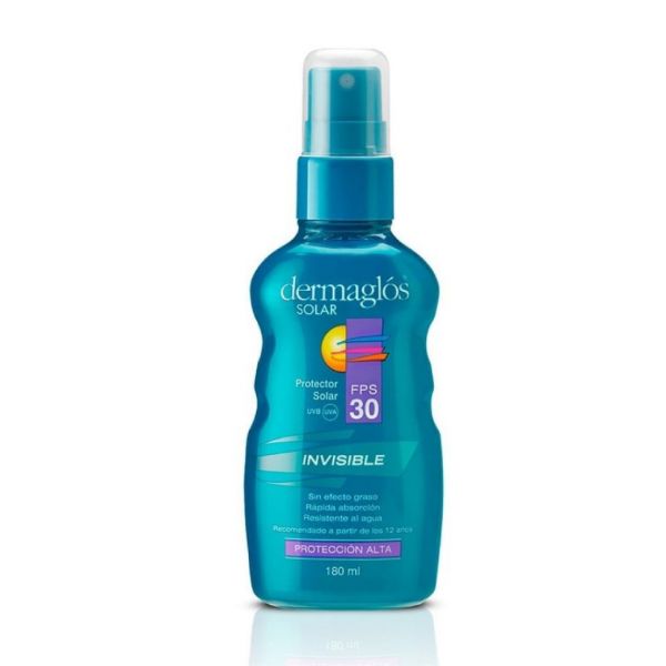 DERMAGLÓS  SOLAR FPS 30 INVISIBLE SPRAY 180 ML