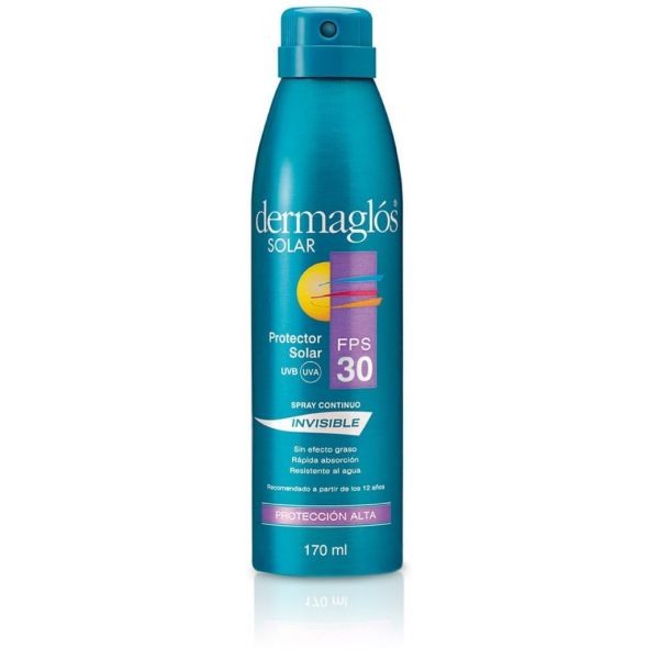 DERMAGLÓS SOLAR FPS 30 SPRAY INVISIBLE X 170 ML