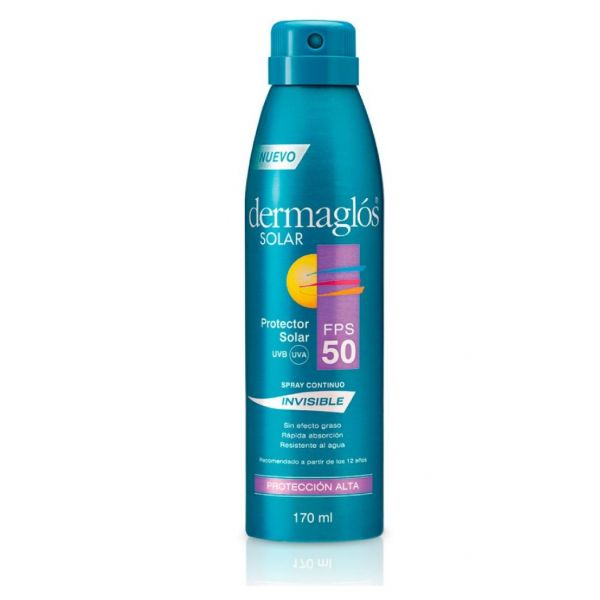 DERMAGLÓS SOLAR FPS 50 SPRAY CONTINUO 170 ML