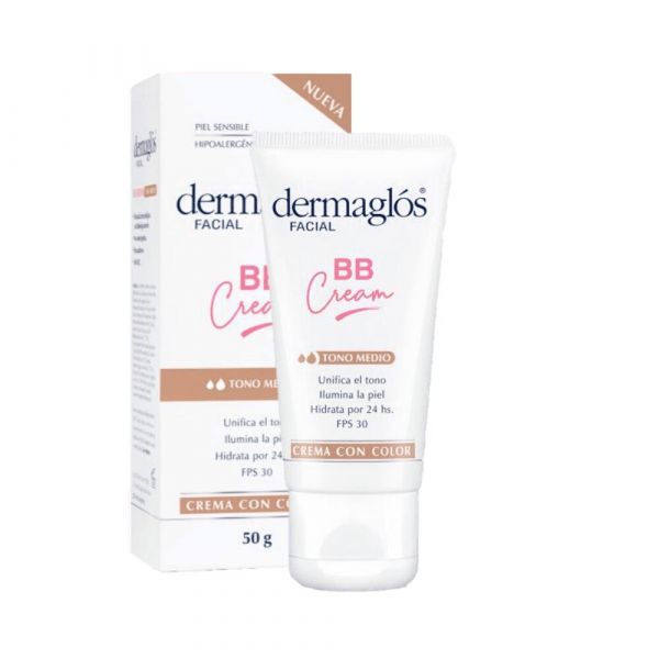 Facial BB cream tono medio crema x 50 g