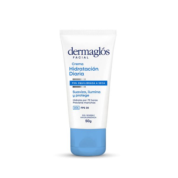 Dermaglós Facial Crema Hidratación Diaria FPS 30 Piel Equilibrada a Seca 50 g