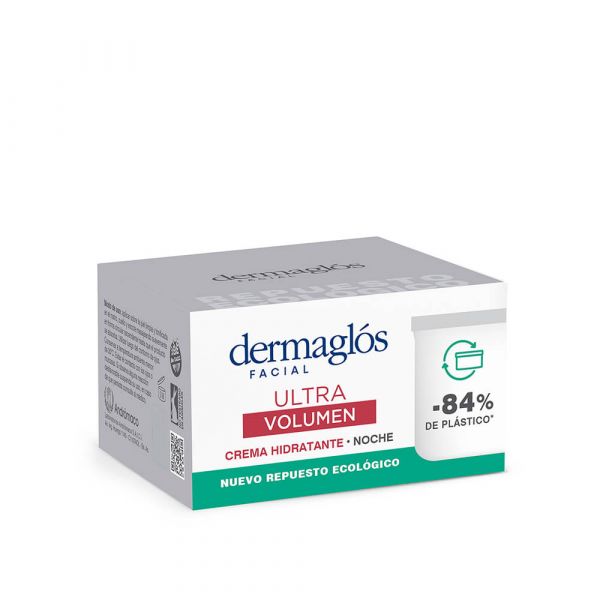 Dermaglós Facial Crema Repuesto Hidratante de Noche Ultra Volumen 50 g