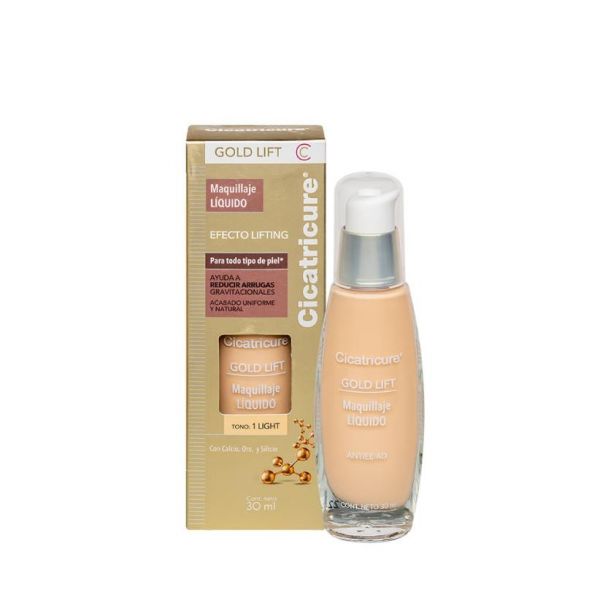 CICATRICURE GOLD LIFT MAQUILLAJE LIGHT 30 ML