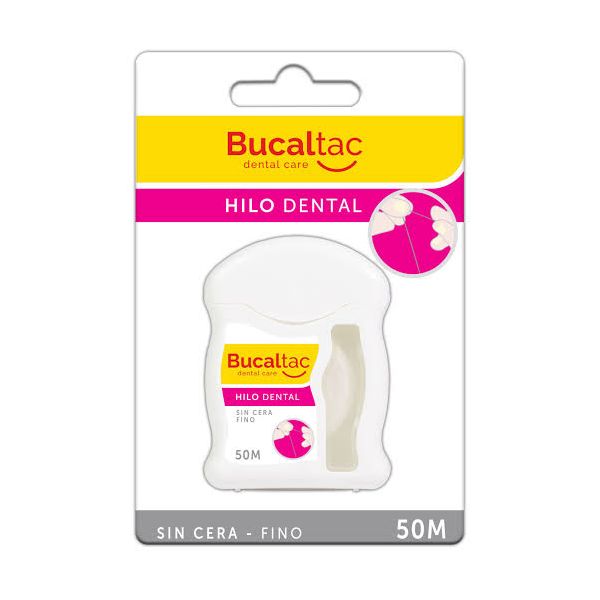 BUCALTAC HILO DENTAL SIN CERA FINO 50M