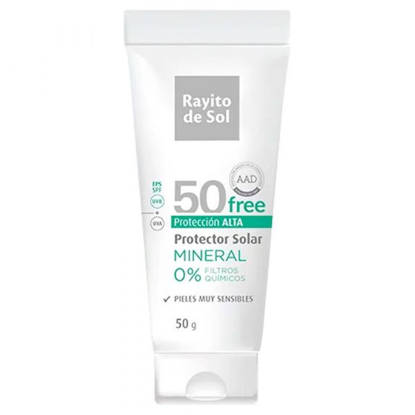 RAYITO DE SOL PROTECTOR SOLAR FACIAL MINERAL  FPS50 50GR