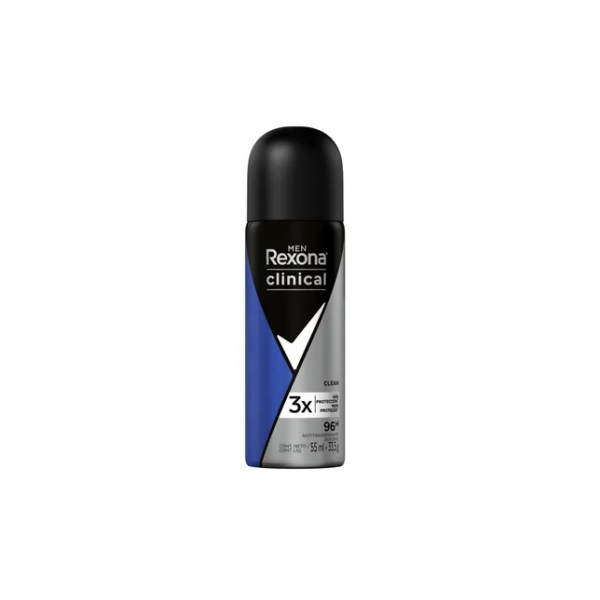 Clinical men clean antitranspirante aerosol x 33,5 g