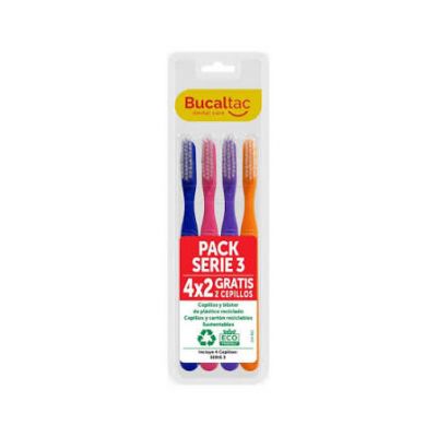 BUCALTAC CEPILLO DENTAL SERIE 3 4X2