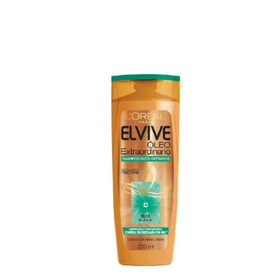 SHAMPOO ELVIVE ÓLEO EXTRAORDINARIO RIZOS DEFINIDOS 200 ML