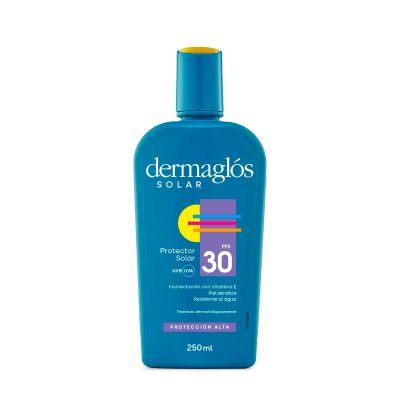 Dermaglos solar FPS 30 emulsión x 250 ml