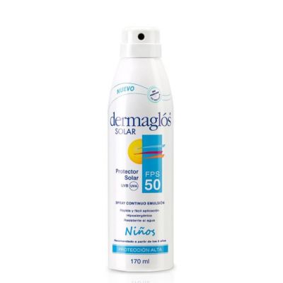 DERMAGLÓS SOLAR FPS 50 NIÑO SPRAY 170 ML