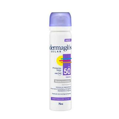 Dermaglós  Protector Solar con FPS50 Bruma Facial 75 ml