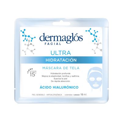 Máscara de Tela Dermaglós Ultra Hidratación 15ml