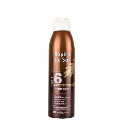 RAYITO DE SOL GOLD ACEITE BRONCEADOR AEROSOL FPS6 170ML