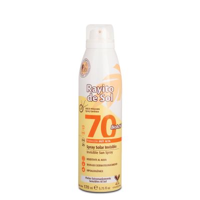 RAYITO DE SOL SPRAY SOLAR INVISIBLE FPS70 170ML