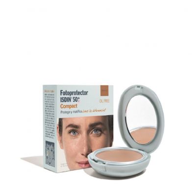 Fotoprotector 50+ compacto crema bronce