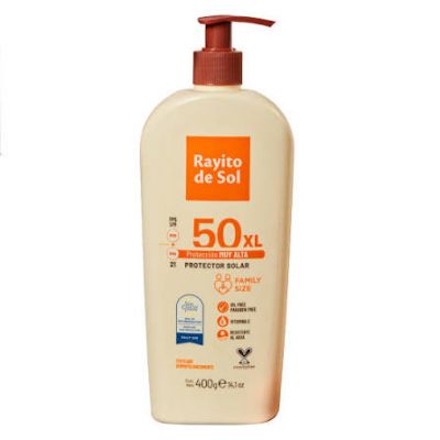 RAYITO DE SOL PROTECTOR SOLAR FPS50 FAMILY SIZE 400G