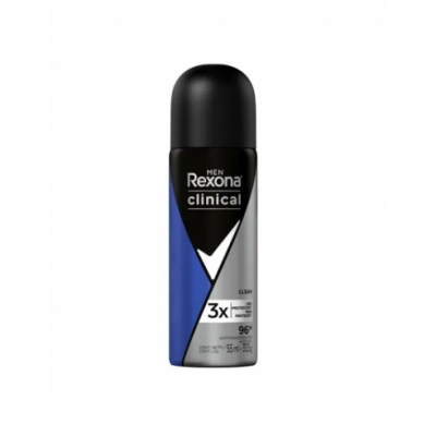 Clinical men clean antitranspirante aerosol x 33,5 g