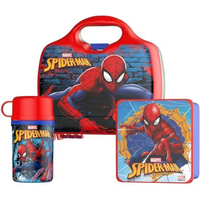 SET DE LUNCHERA SPIDERMAN